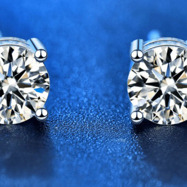 Moissanite Stud Earrings