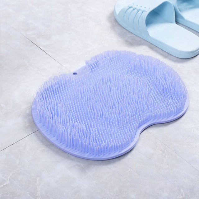 Bath Mat Back Massage Silicone Brush