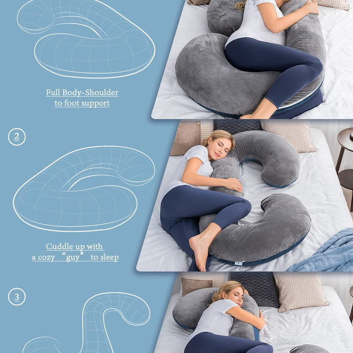 C-Shaped Body Pregnancy Pillow