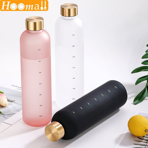 New Year New You - Water Bottle With Time Marker
