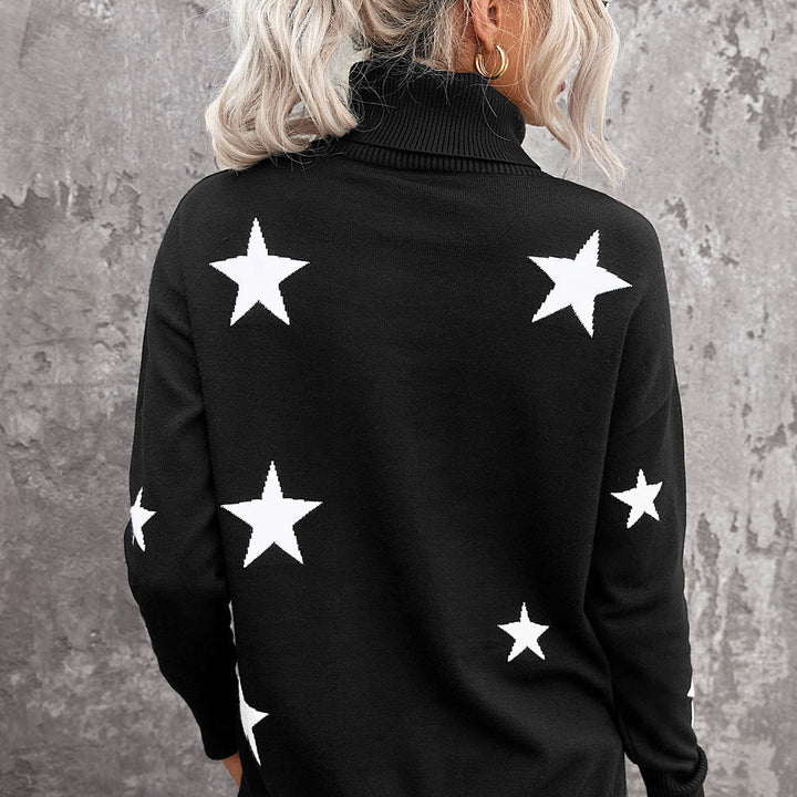 Star Print Sweater