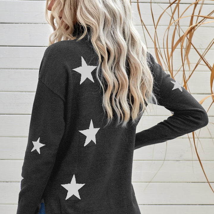 Star Print Sweater