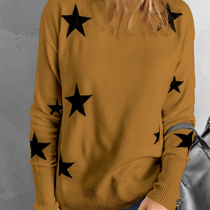 Star Print Sweater